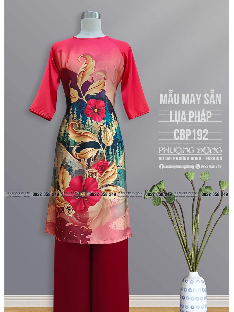 Áo Dài Cách Tân Lụa Pháp CBP192